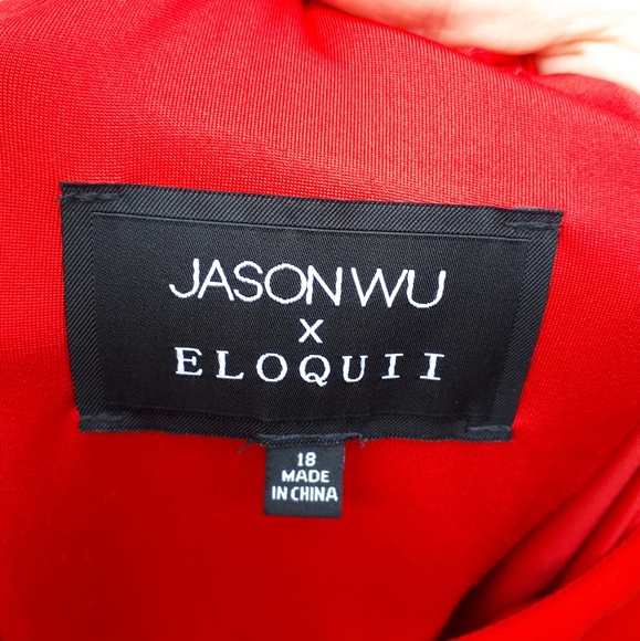 NWOT Jason Wu x Eloquii Red Cocktail Dress - Picture 2 of 8